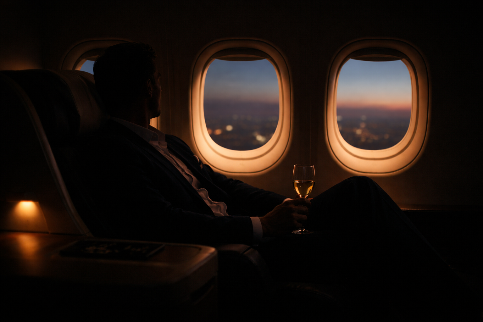 Luxury airline cabin hero